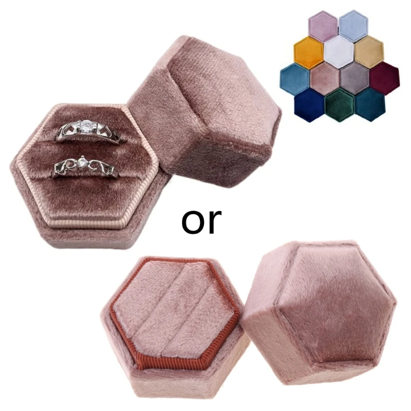 Коробка для колец Выпускной девичник Подарочное кольцо с двойными прорезями