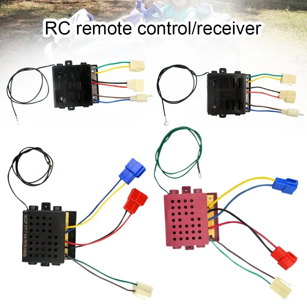 Детский Электрический автомобиль, приемник с дистанционным управлением, 6 в/12 В, 27 МГц