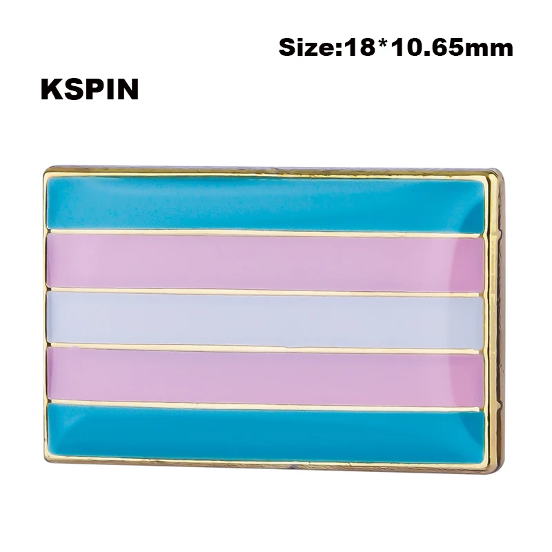 

Transgender Pride Badge Symbol Pin Metal Badges Decorative Brooch Pins for Clothes Brooch Jewelry XY-0134