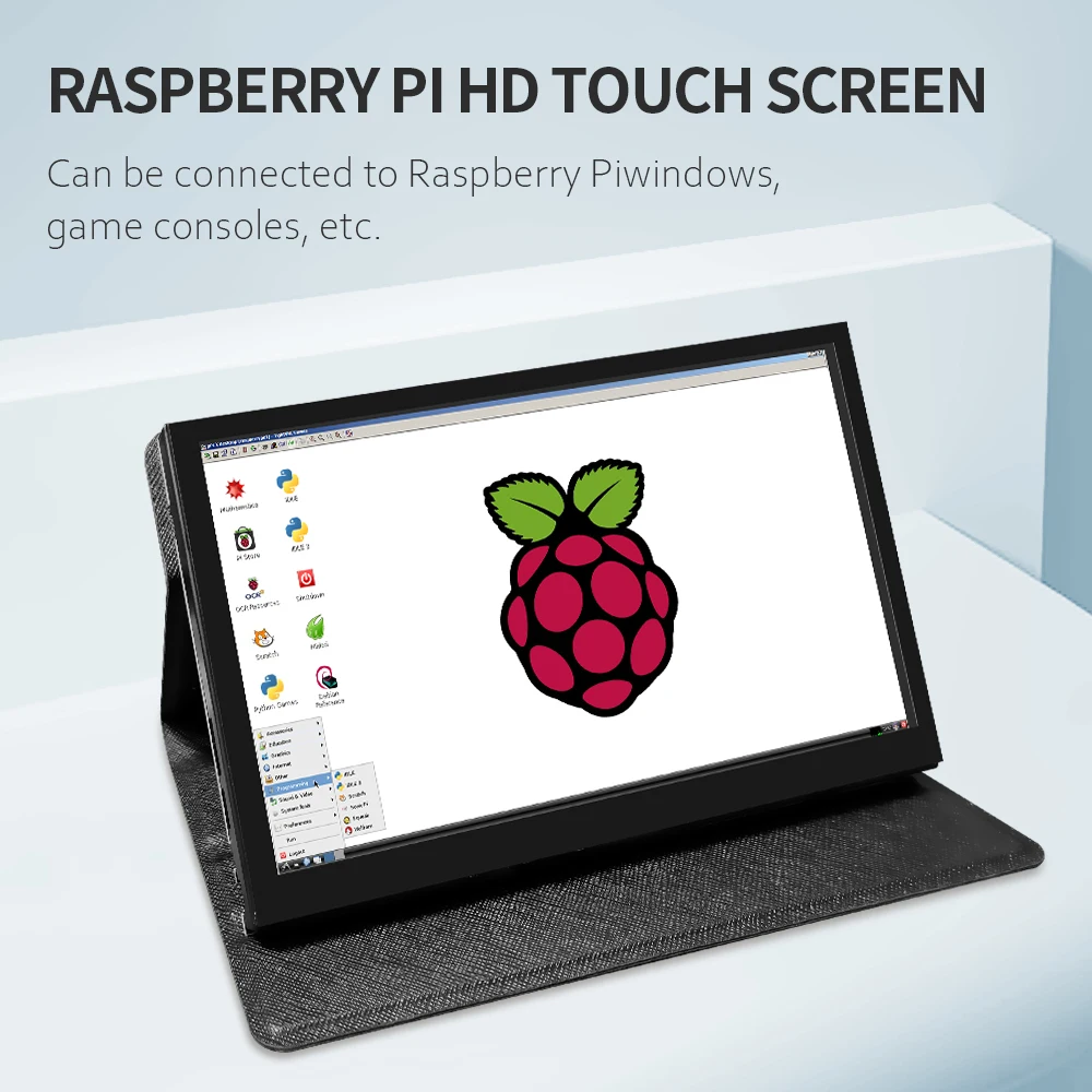 7-дюймовый 1024x60 0 raspberry pi дисплей с чехлом Кортикальный Корпус для 4 3B + сенсорный