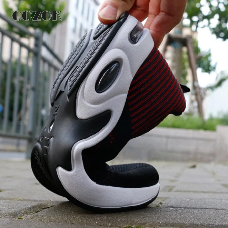 

Fashion Mens Casual Shoes Sneakers Lace-up non-slip Air Mesh Breathable Wedges Sneakers For Men Shoes Plus Size zapatos hombre