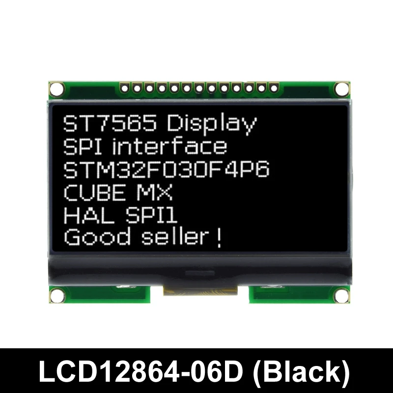 

TZT 1/3 шт. Lcd12864 12864-06D, 12864, ЖК-модуль, COG, с китайским шрифтом, матричный экран, интерфейс SPI3