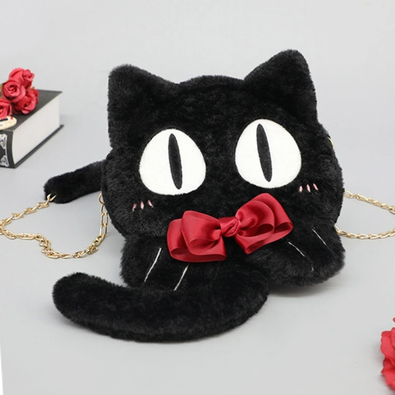 SZL модная плюшевая сумка через плечо с изображением кошек в стиле аниме японский