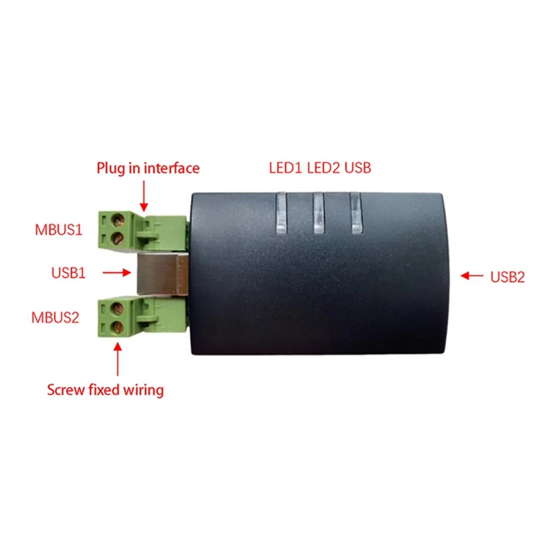 Изолированный для MBUS в USB Master Converter M-BUS Испытание полевых данных Коммуникация