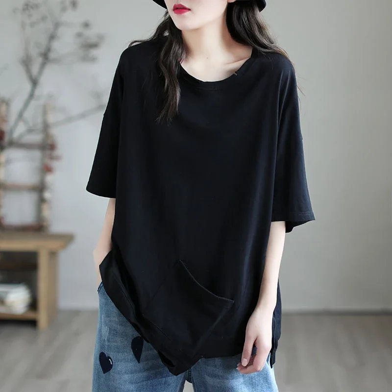 Fashion Short Sleeved Women T Shirts Summer O Neck Sleeveless Tops Casual Ladyies