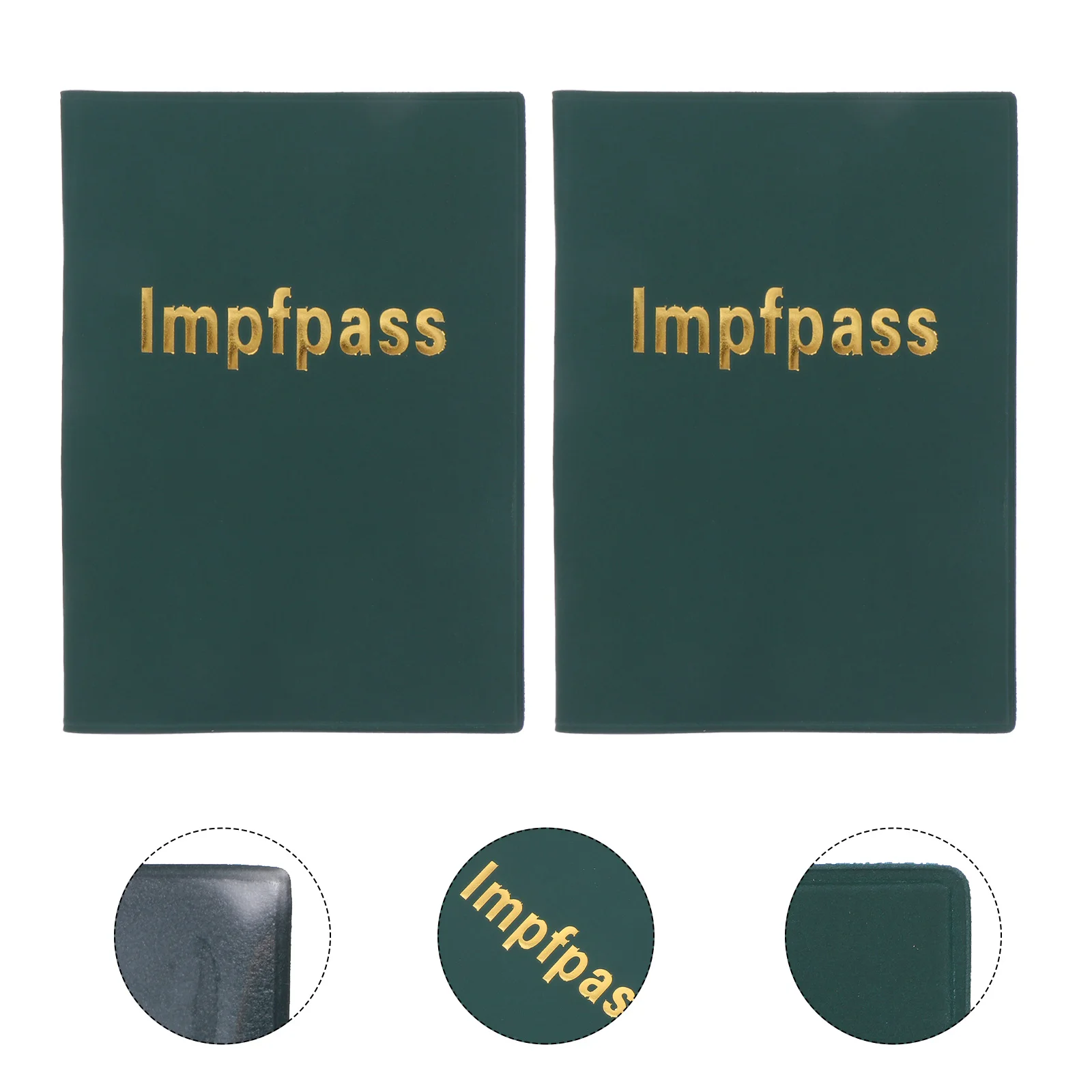 

2Pcs Protective Covers Durable Useful Good Cards Protector Immunization Cards Cover