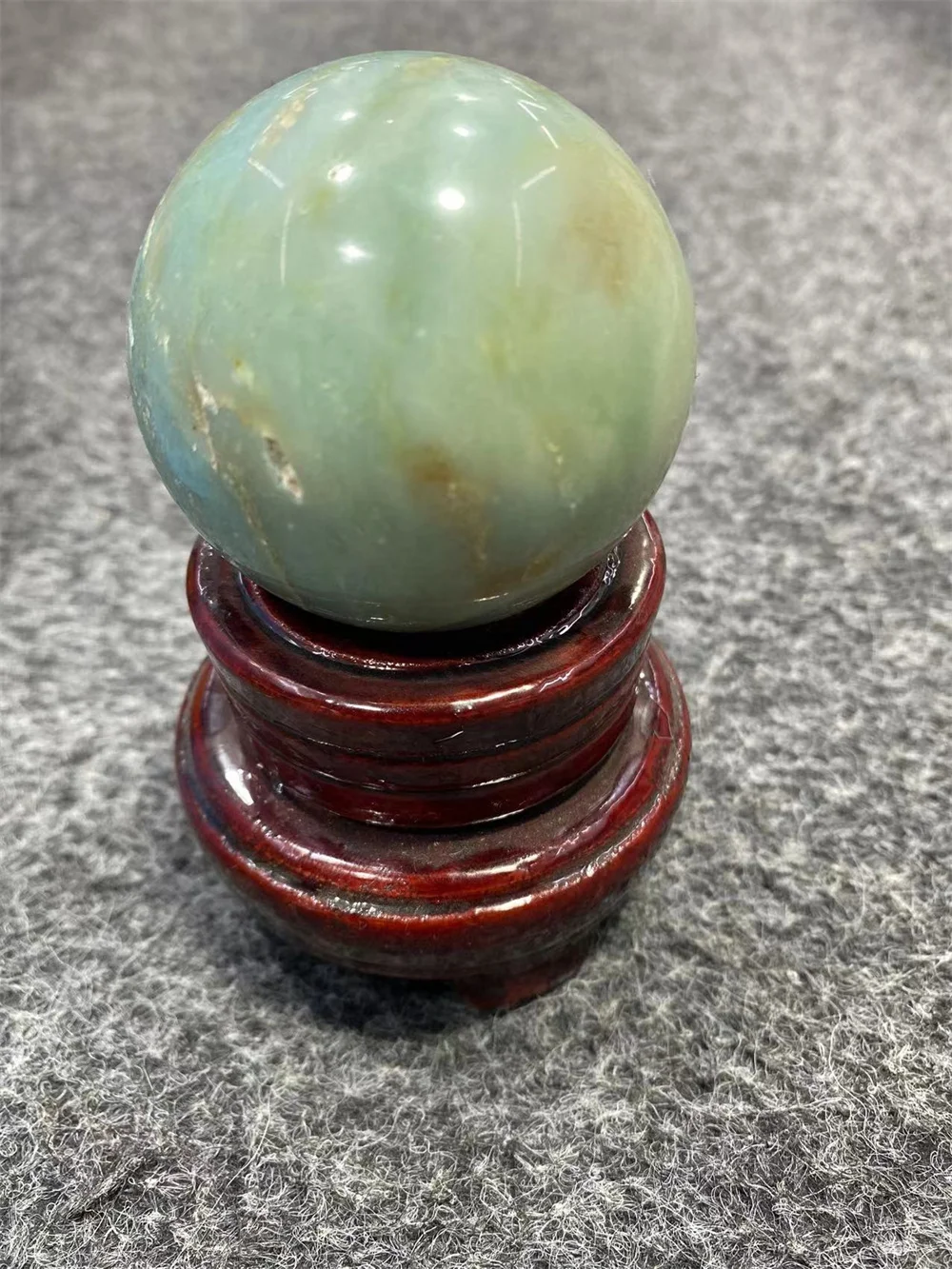 

1pcs High Quality Natural Polishing Crystal Ball Amazon Stone Sphere For Healing For Home Furnishing Decoration