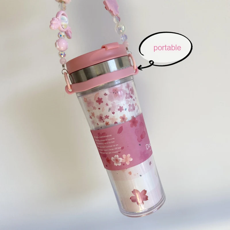 Милые аксессуары для стаканов ремешок с ручкой чашки Starbucks держатель бутылки