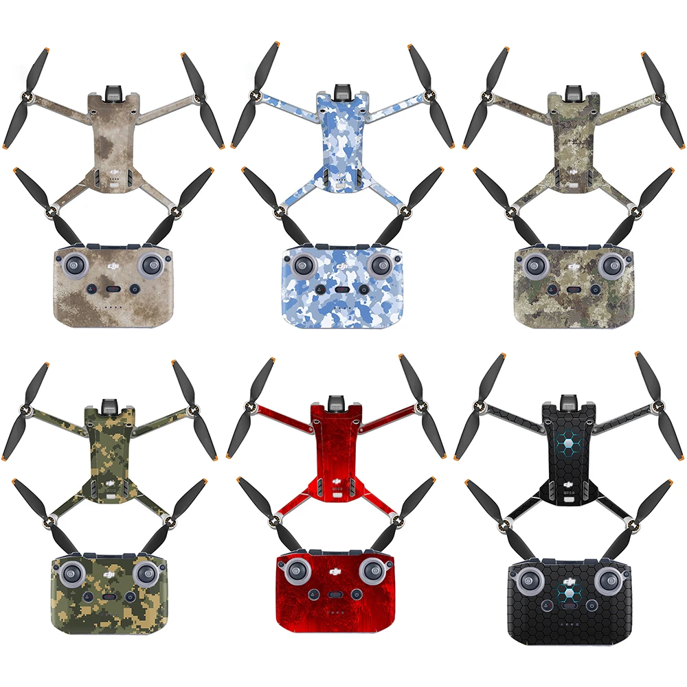 

Waterproof PVC Stickers for DJI Mini 3 pro Drone Body Skin Protective Arm Remote Control Protector Stickers Accessories