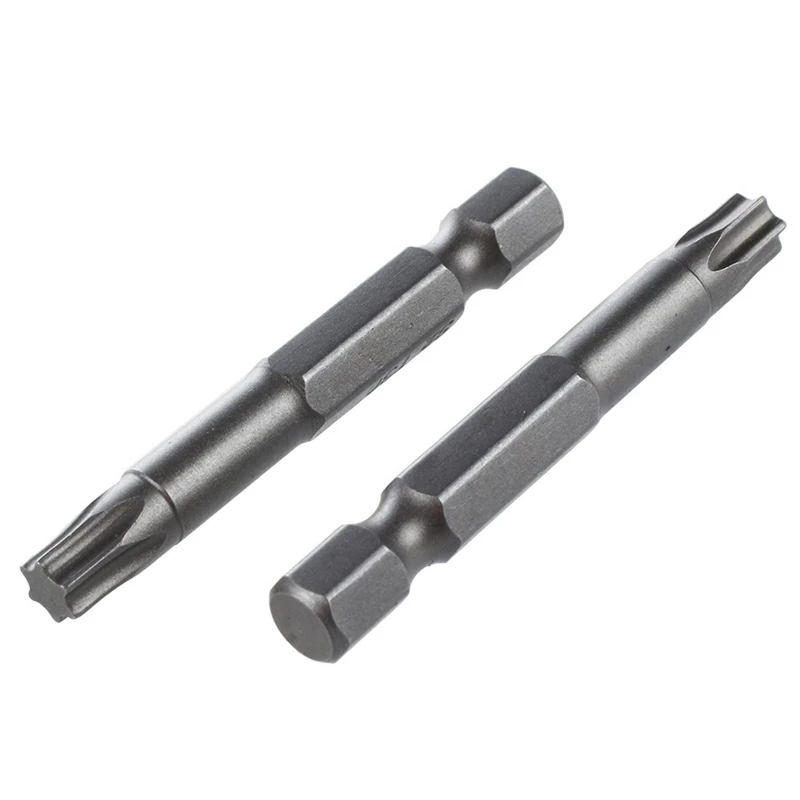 

6Mm T30 Head 50Mm Long Magnetic Torx Screwdriver Insert Bits Tool 40 Pcs
