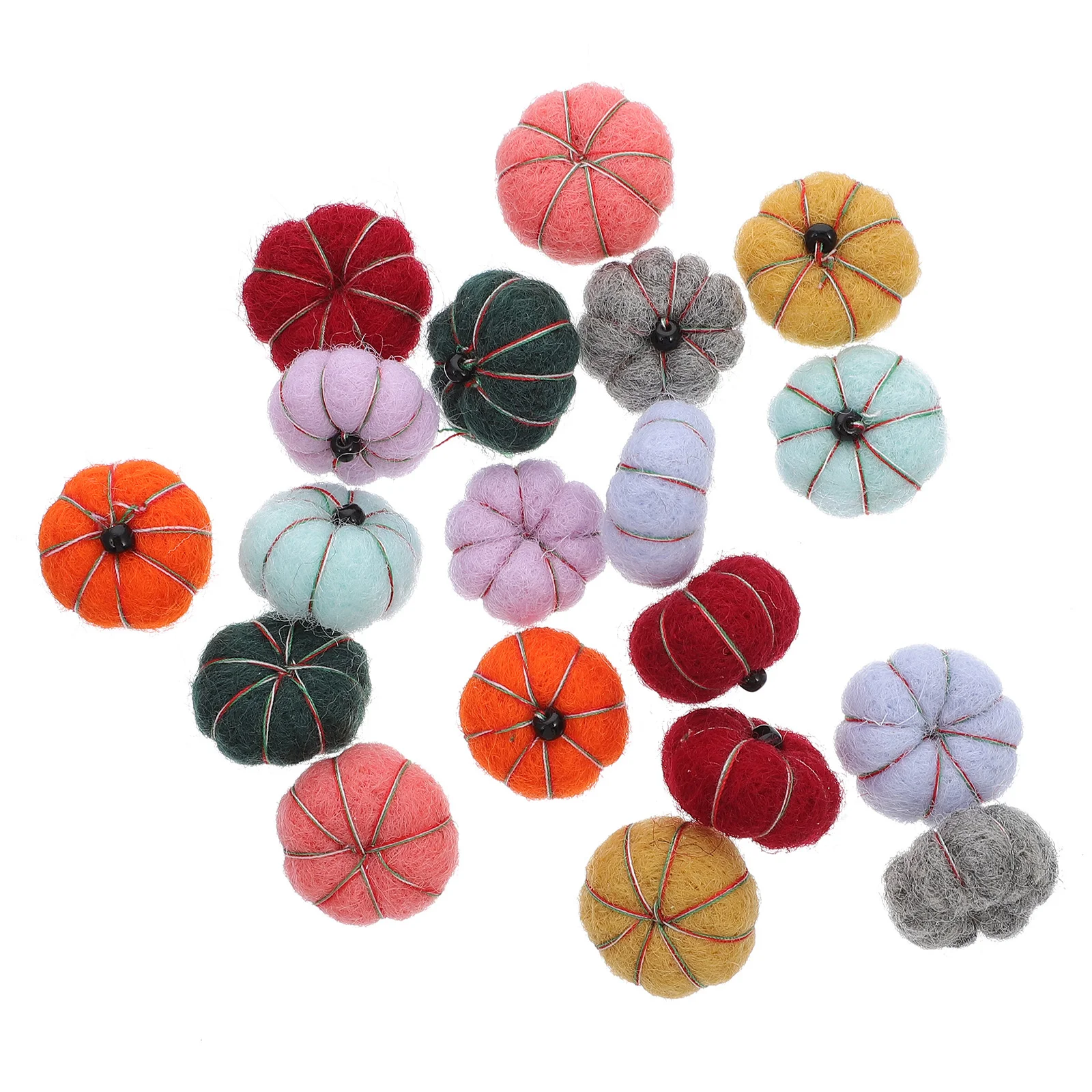 

20 шт., декоративные фетровые тыквы