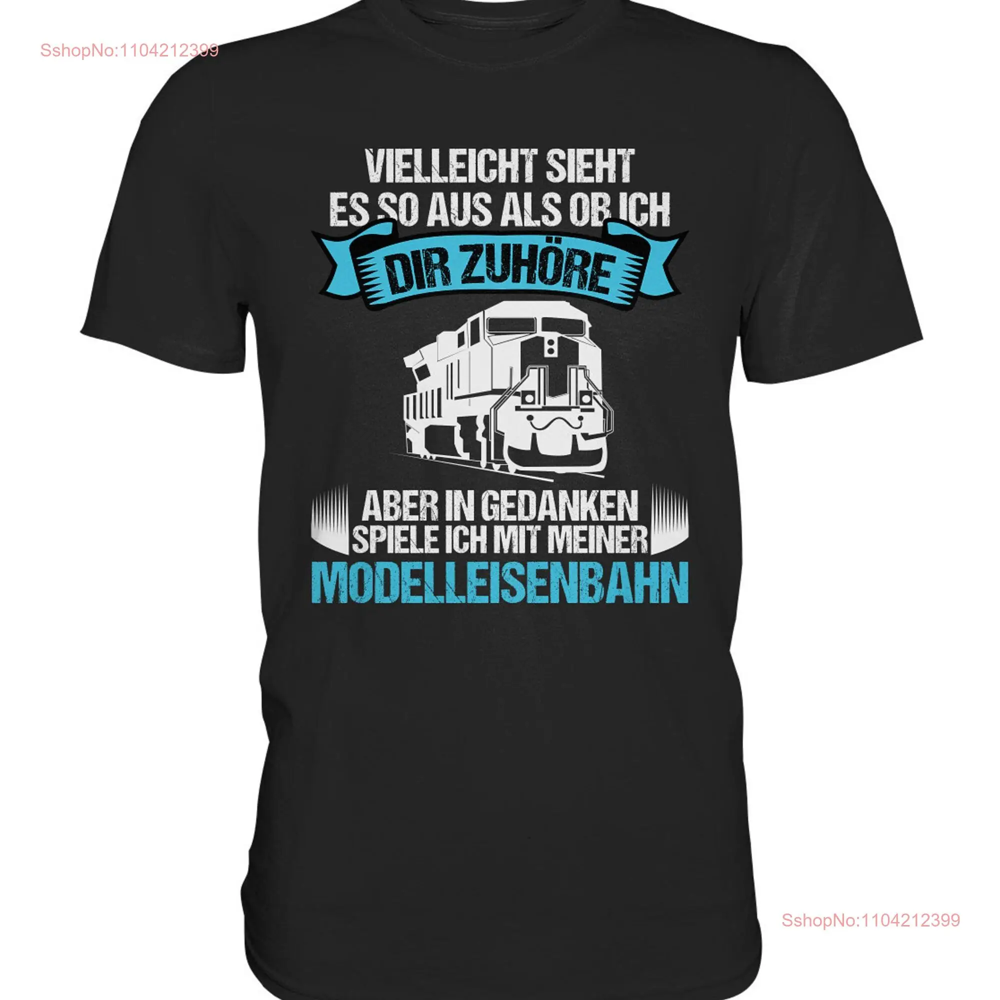 Модель Modellbau Pensioner Локомотив Паровой поезд Железнодорожная футболка с длинными