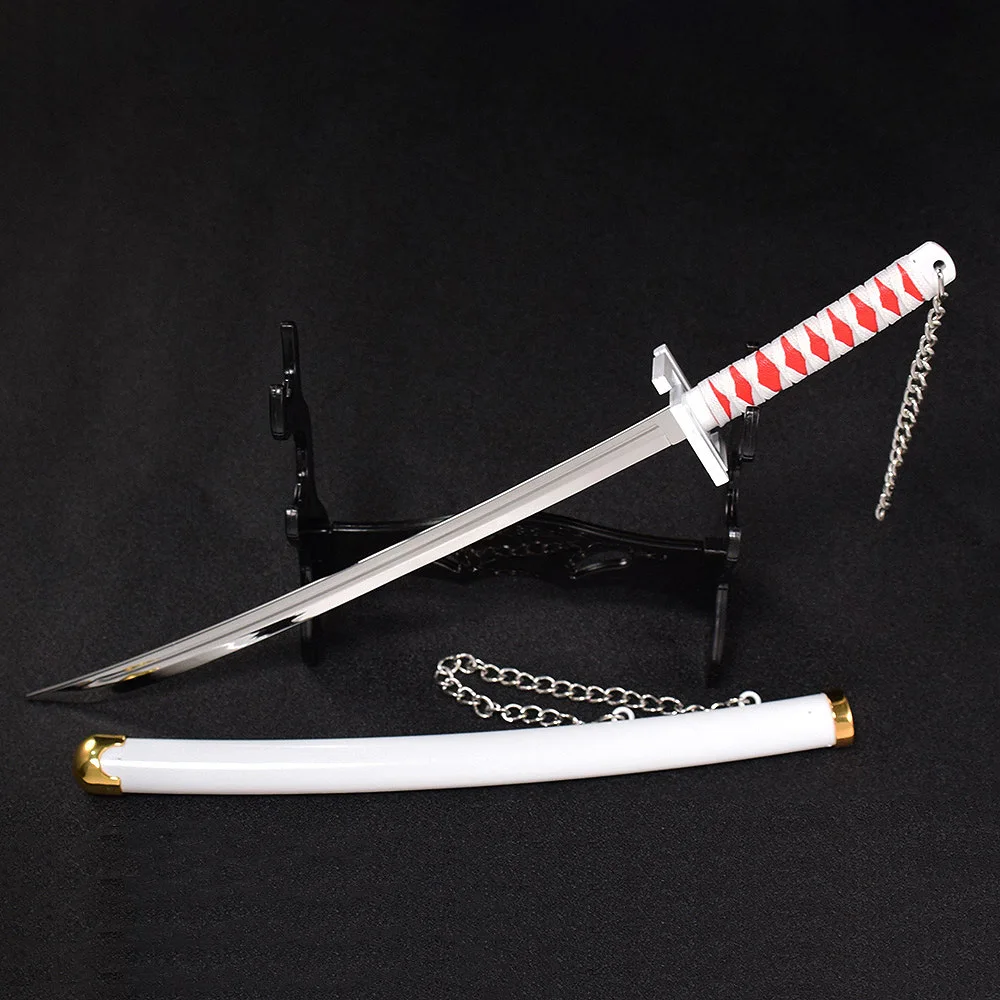 

Bleach Weapon Kurosaki Ichigo Ban Kai Spade Vere Katana Swords Samurai Katana Sword Japanese Royal Keychain Toy for Boy Kids