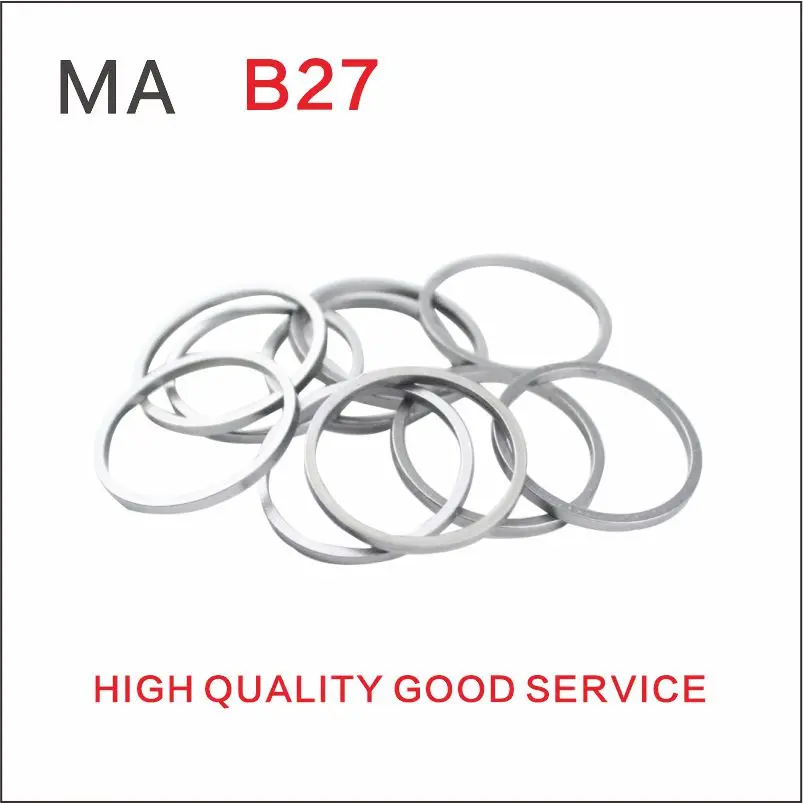 

50pcs Adjusting Shim B27 Common Rail Injector Adjustment Shim B27 Gasket Washer Size: 1.57-1.66mm for DENSO Injectors