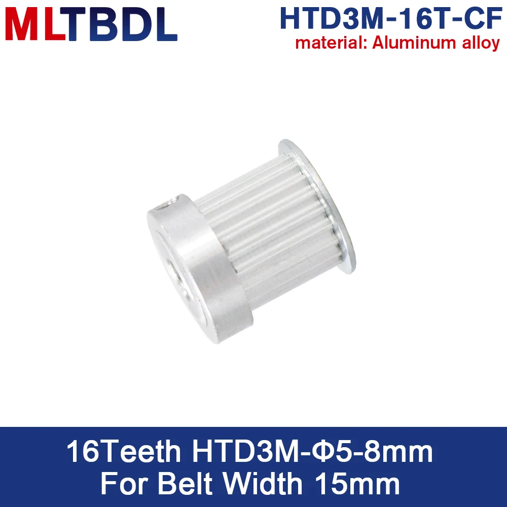 

3M 16T Timing Pulley 5/6/6.35/8mm Bore Gear Pulley 3mm Pitch 15mm Belt Width K type Aluminum Synchronous Timing Belt Pulleys