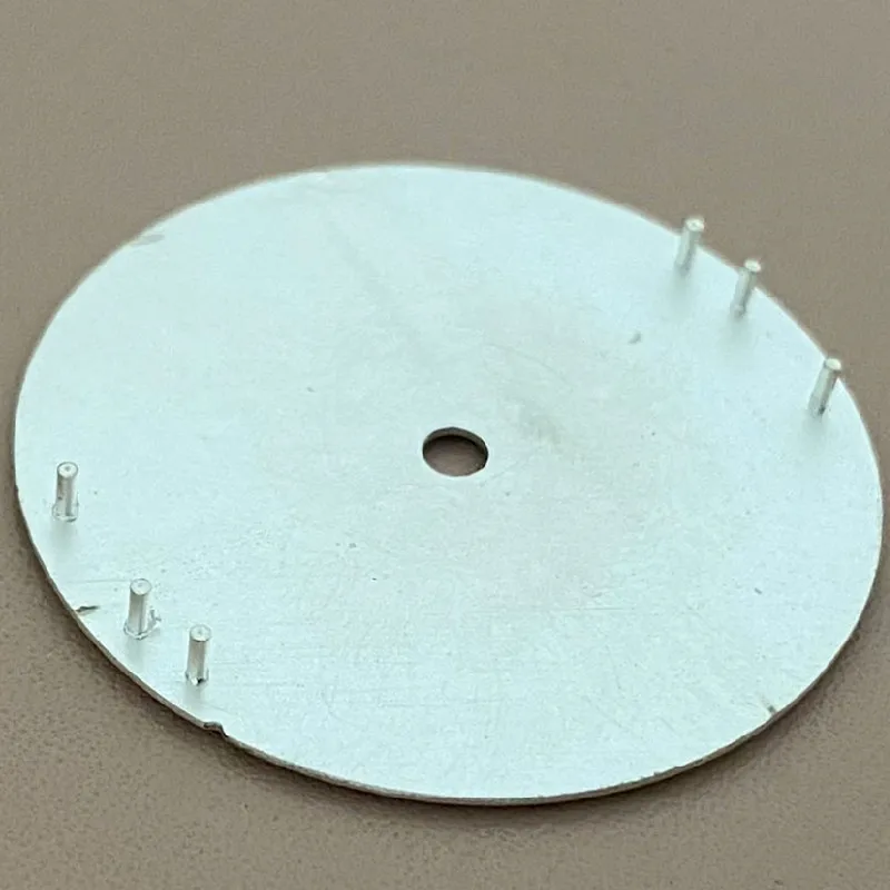 Vintage Black Dial 28.5MM Watch Accessories with Green Luminous  Sunburst Black Face Suitable for NH35/36/4R/7S Movements