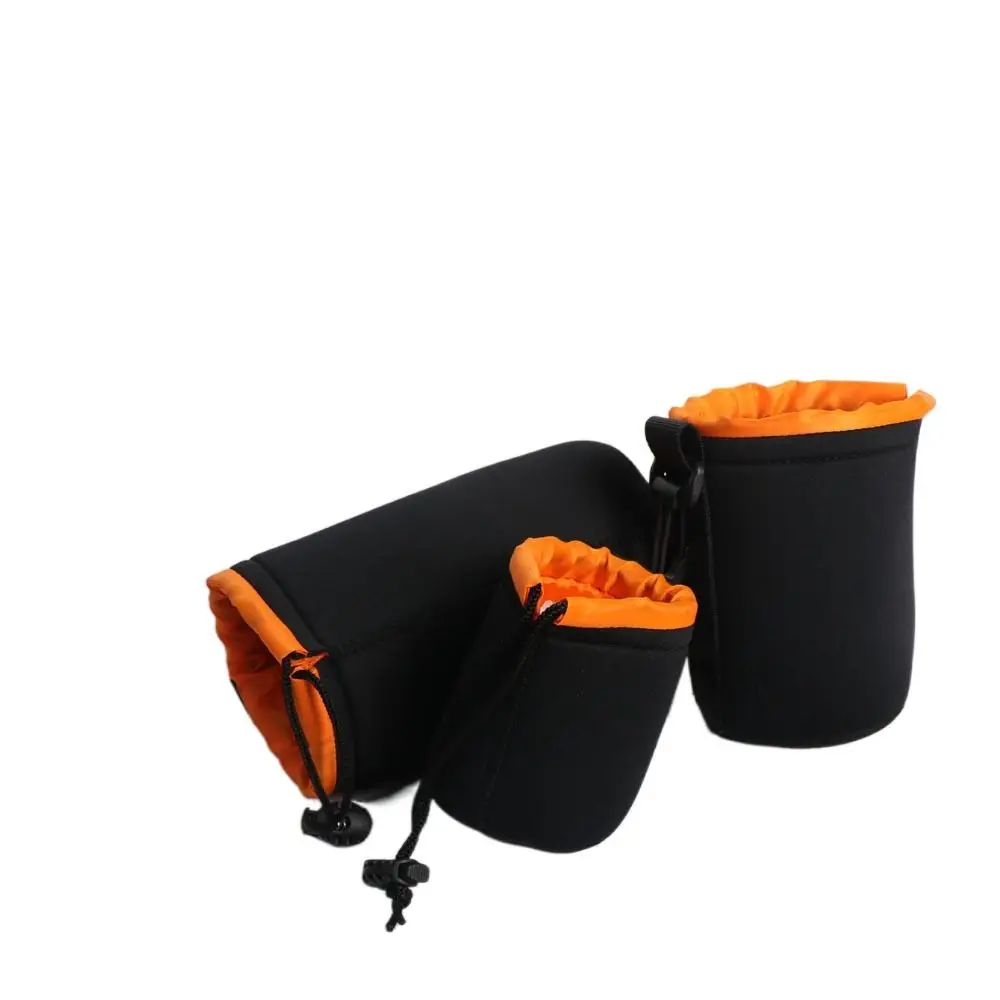 Сумка для объективов камер Soft Neoprene Waterproof Drawstring Pouch Protector Case Padded для Sony Canon.