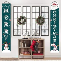 merry christmas banner christmas door decorations merry christmas sign for party home porch wall holidays hanging banner