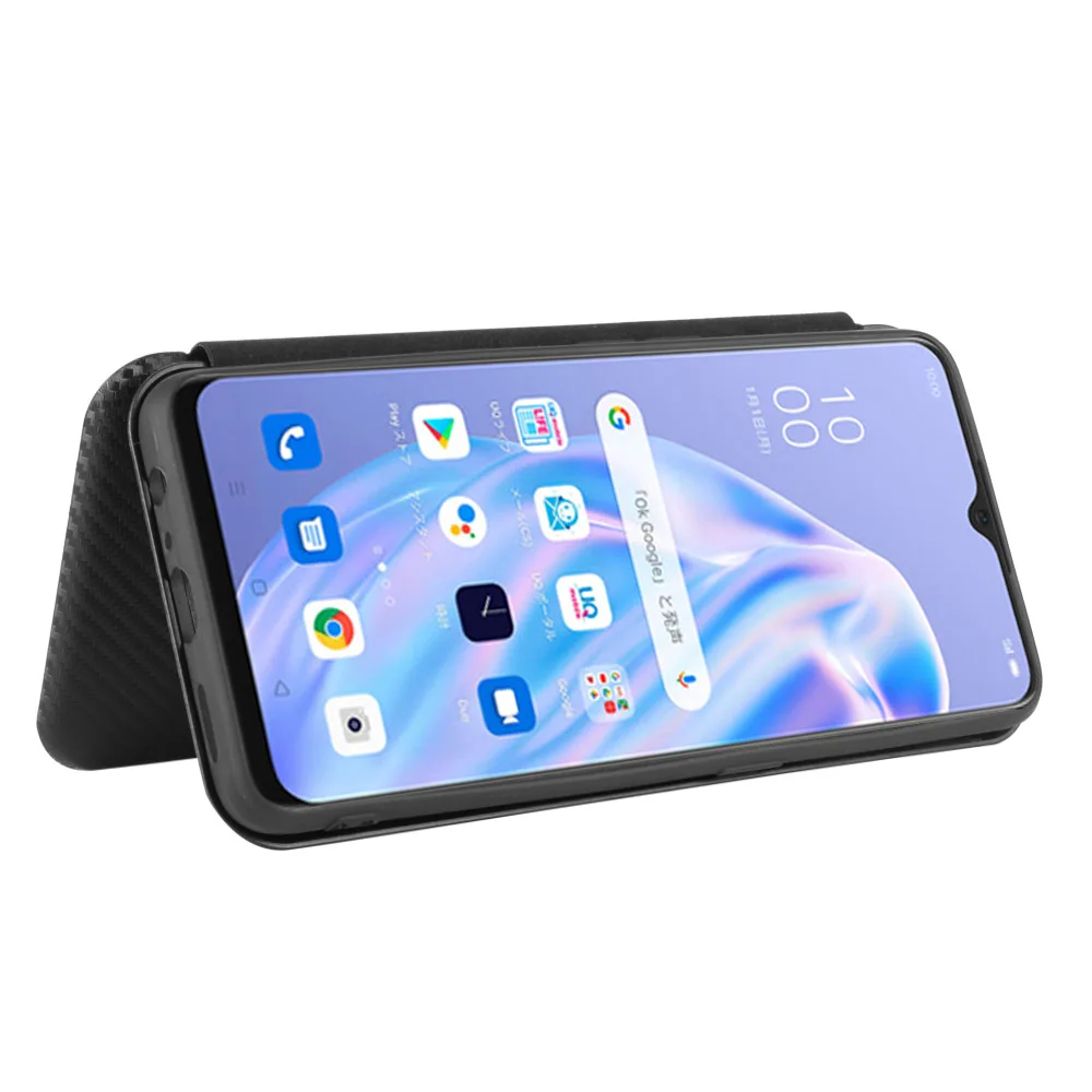 2022 For OPPO Reno 3A Case Carbon Fiber Flip Leather Reno3A Business Magnetic Wallet Card Slot Slim Cover