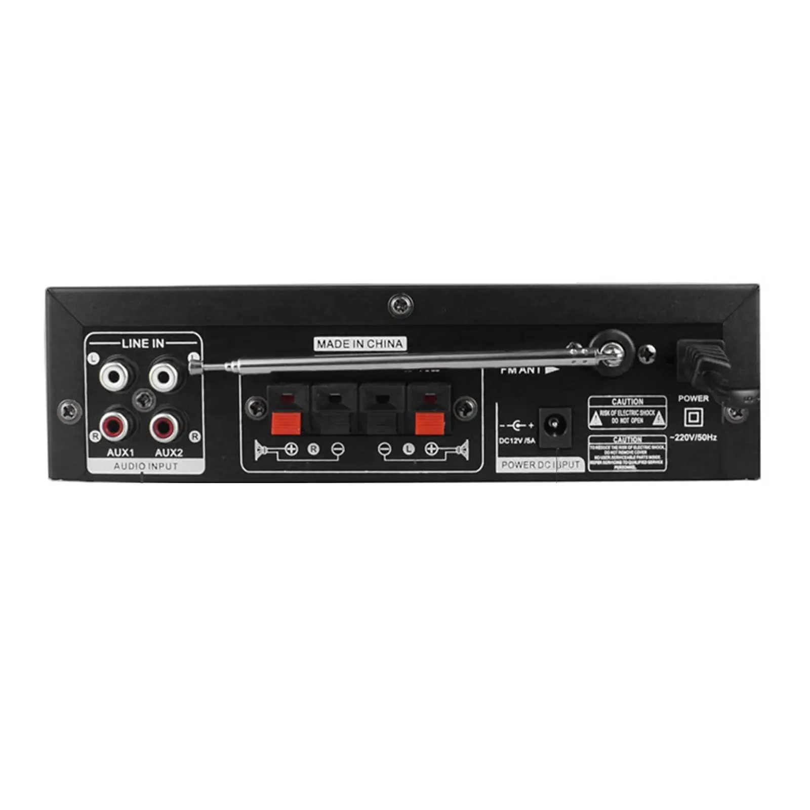 

Bluetooth Mini Audio Amplifier with Digital Display Wireless Compact with Remote Control with SD USB Port for Home Speakers