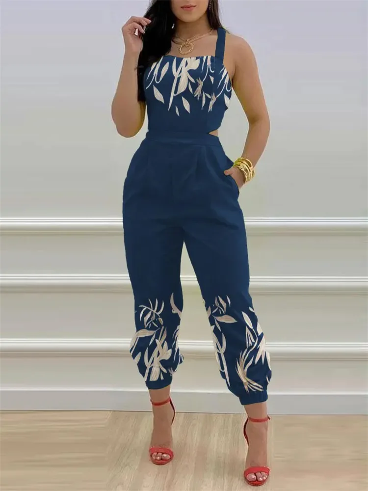 

Jumpsuit Women Bow Elegant Long Jumpsuit Strapless Bodysuit Print Pants Sexy Playsuit Party Evening Jumpsuits Work Summer