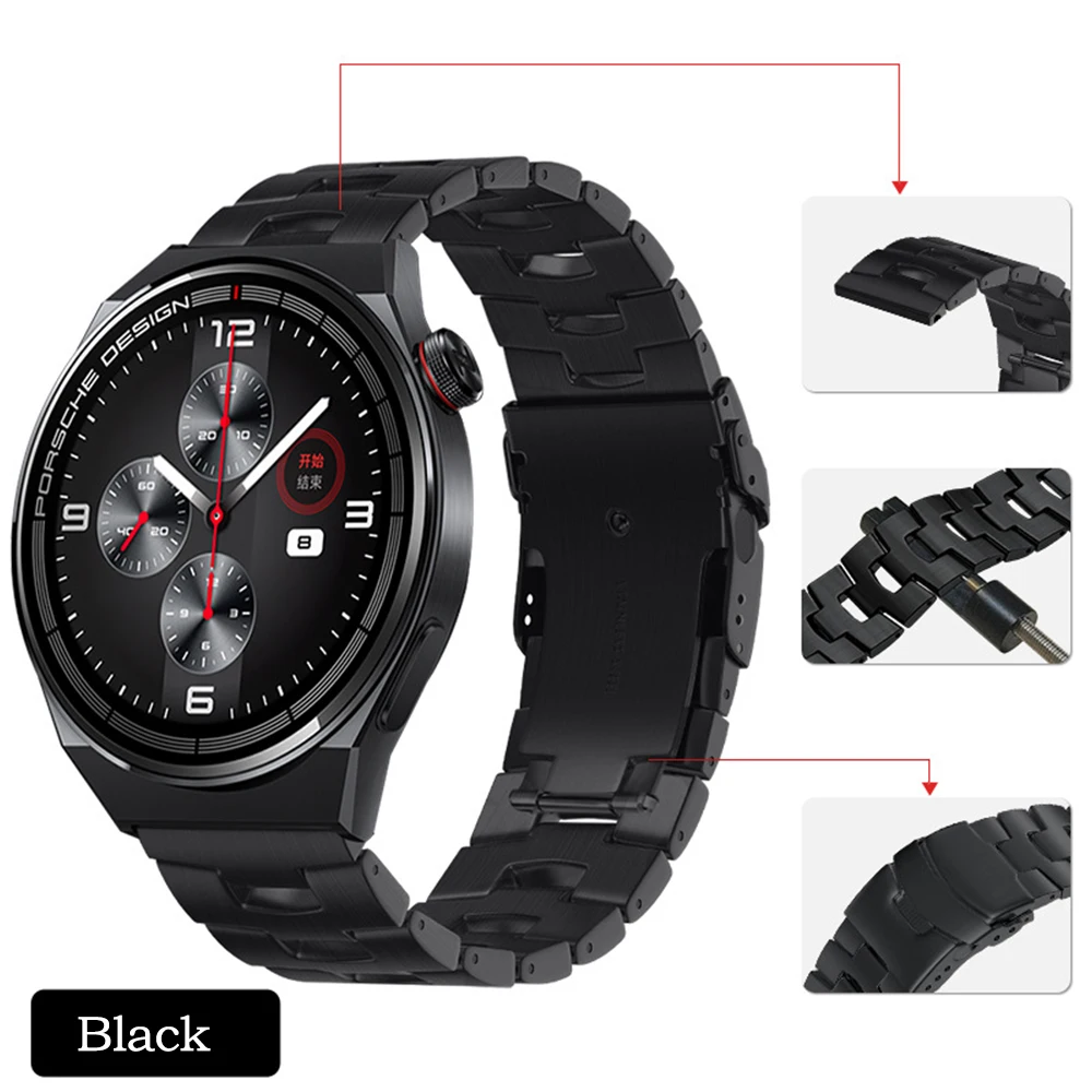 Oracle Titanium Strap for Samsung Galaxy Watch 46mm/3 45mm/Huawei Watch GT/GT2 46mm/3/3 Pro/Amazfit GTR Quick Release Wristband