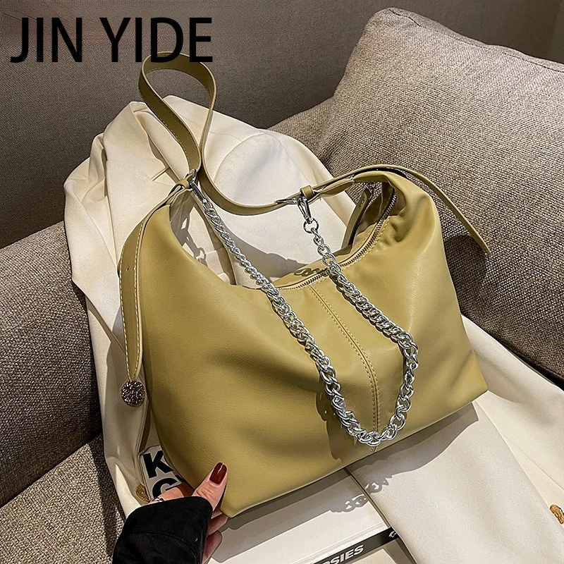 

Сумки через плечо для женщин на весну 2023, дизайнерские вместительные дорожные сумки и кошельки, женская мягкая сумка Хобо на цепочке