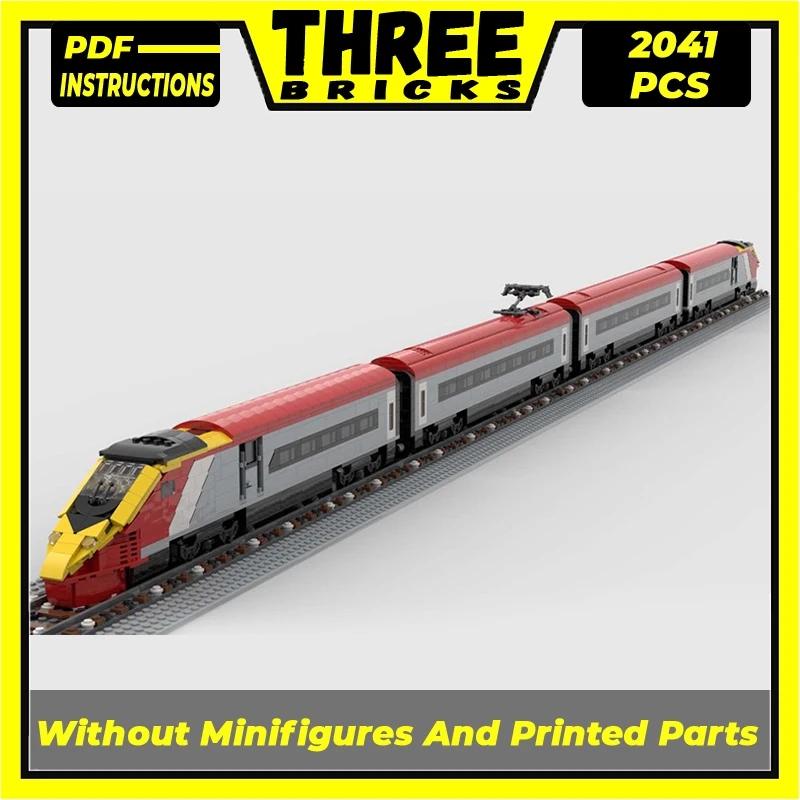 

Technical Moc Bricks City Car Model UK High Speed Train Modular Building Blocks Gifts Toys For Children DIY Sets Assembling