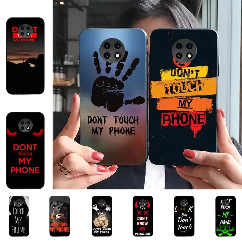 

Dont Touch My Phone Phone Case For Redmi 9 5 S2 K30pro Silicone Fundas for Redmi 8 7 7A note 5 5A Capa