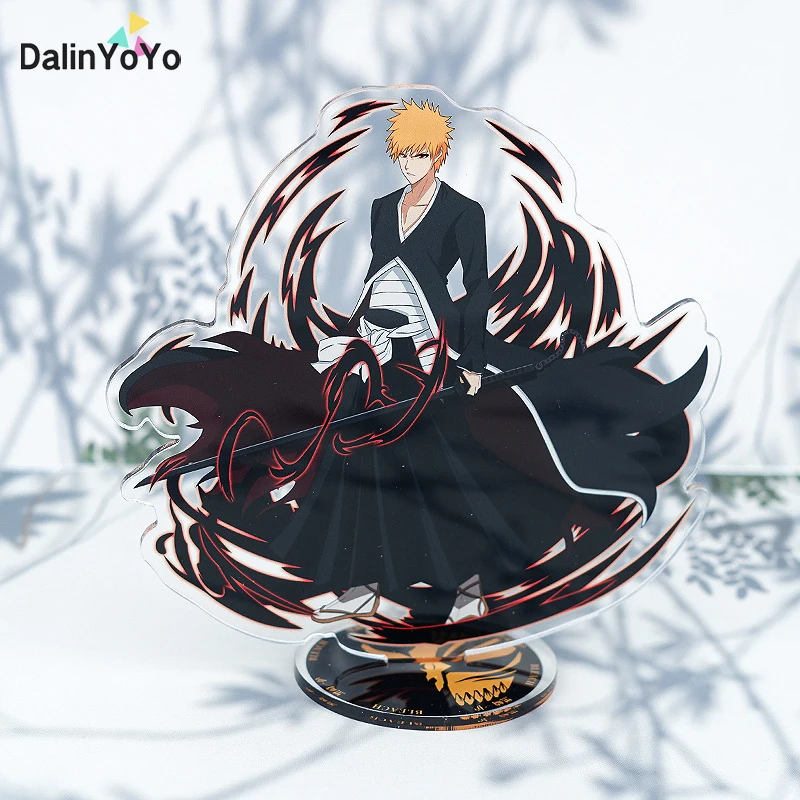 

Аниме отбеливатель Kurosaki Ichigo Свастика улкиола искусственная тарелка настольное украшение стоячий знак брелок для фанатов модель игрушка по...