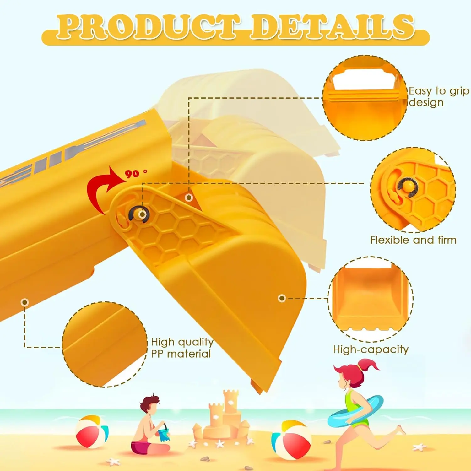 Детская Пляжная Игрушка Для Копания Большая Лопата Снега Инструмент С Лопатками