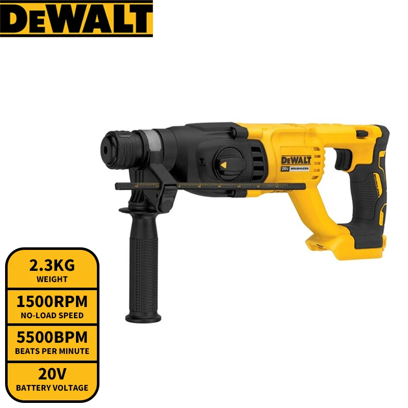 

DEWALT DCH133 Brushless Cordless Rotary Hammer 20V MAX XR Rechargeable Multifunctional Electric Pick Impact Drill Power Tool