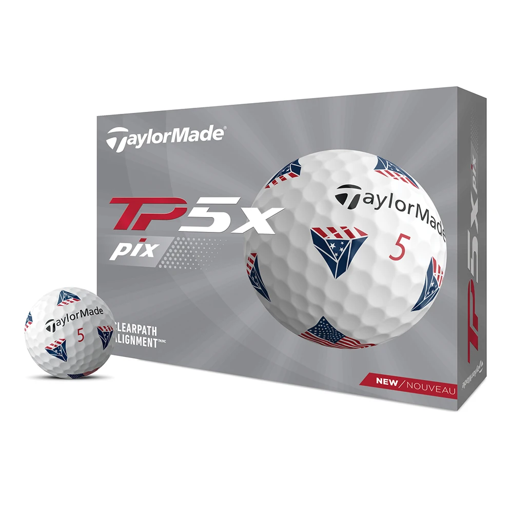 

TaylorMade TP5X Pix2.0 USA Golf Balls 12BP