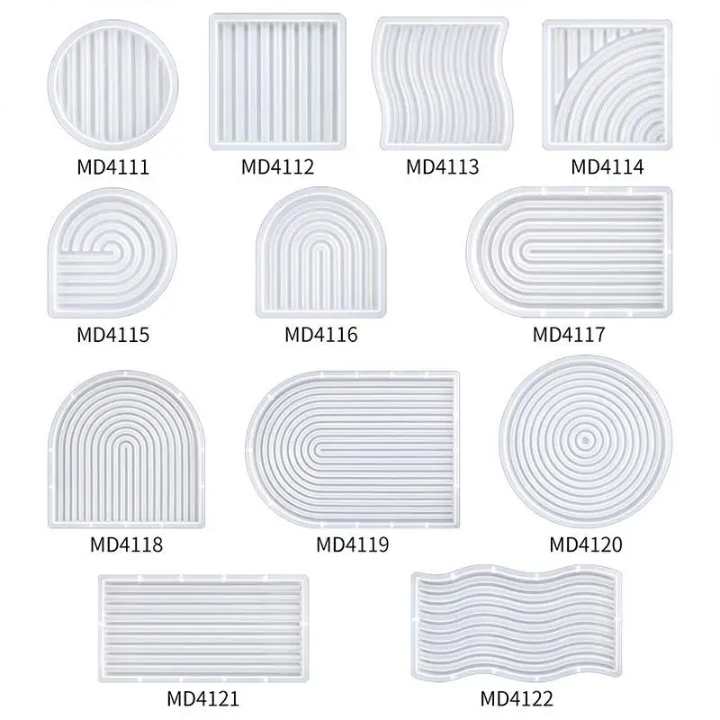 Силиконовая форма для подложки в форме изогнутой волны идеально подходит
