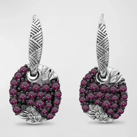 Серебряные подвесные серьги NovoPublic