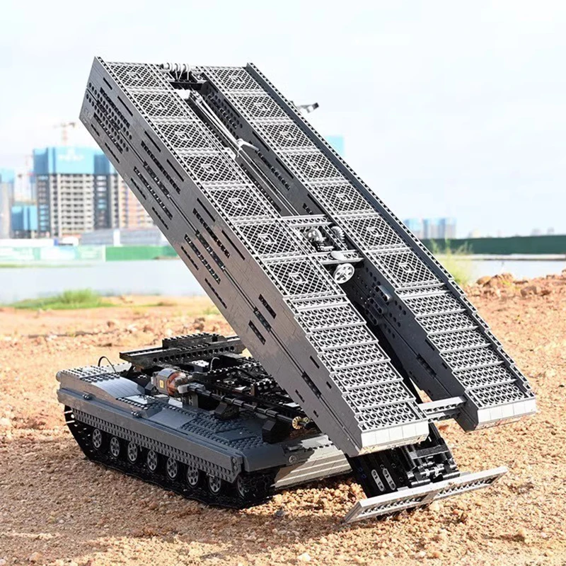 MouldKing 20002 высокотехнологичные максимальные абрамы с мостовым слоем AVLB MOC-29526 набор