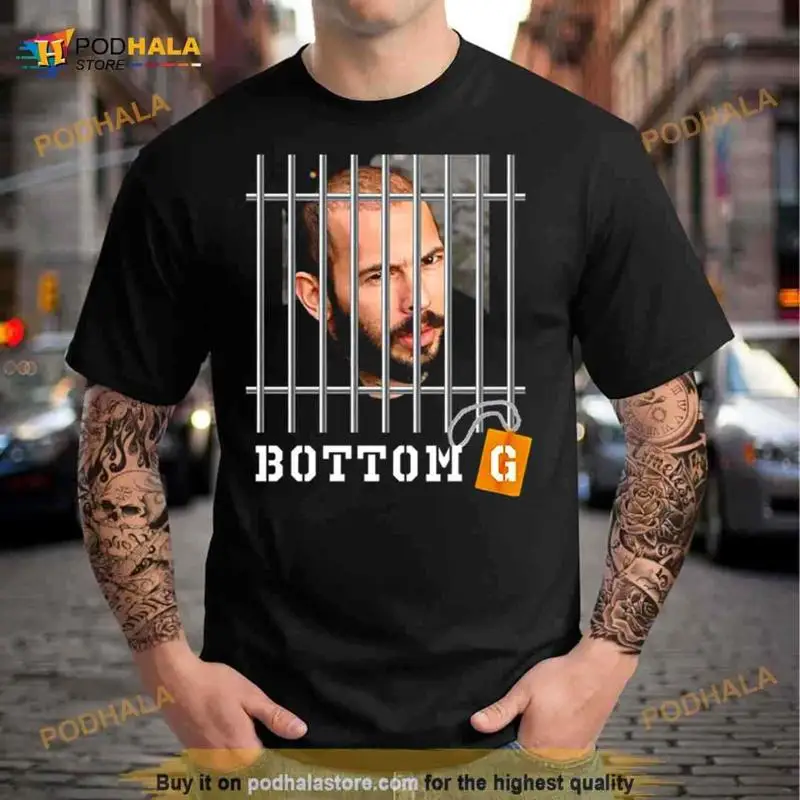 Фото Футболка Andrew Tate Bottom G Prison Hair Classic_3sl_40 №1