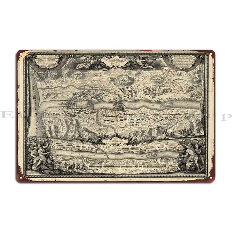 Битва за торроеллу 1694, металлический плакат с табличкой, клубный гараж, персонализированный фотоплакат со знаком