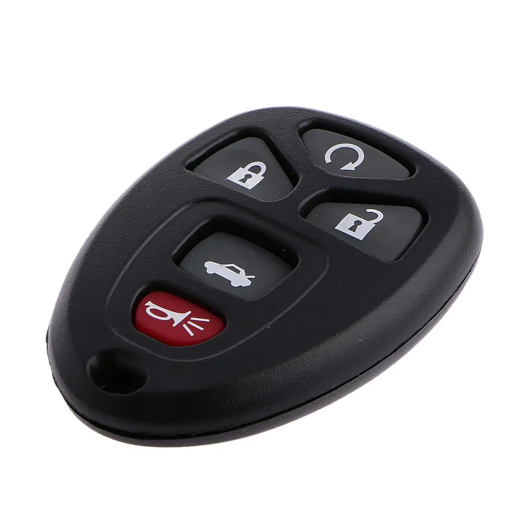 

5 Buttons Key Shell Case For Chevrolet Keyless Remote Control Starter Opener Car Accessories