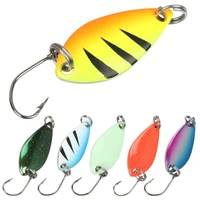 2 5g3 5g5g colorful spinner metal spoon hard baits makou metal sequins fishing lure artificial trout lures fishing accessories