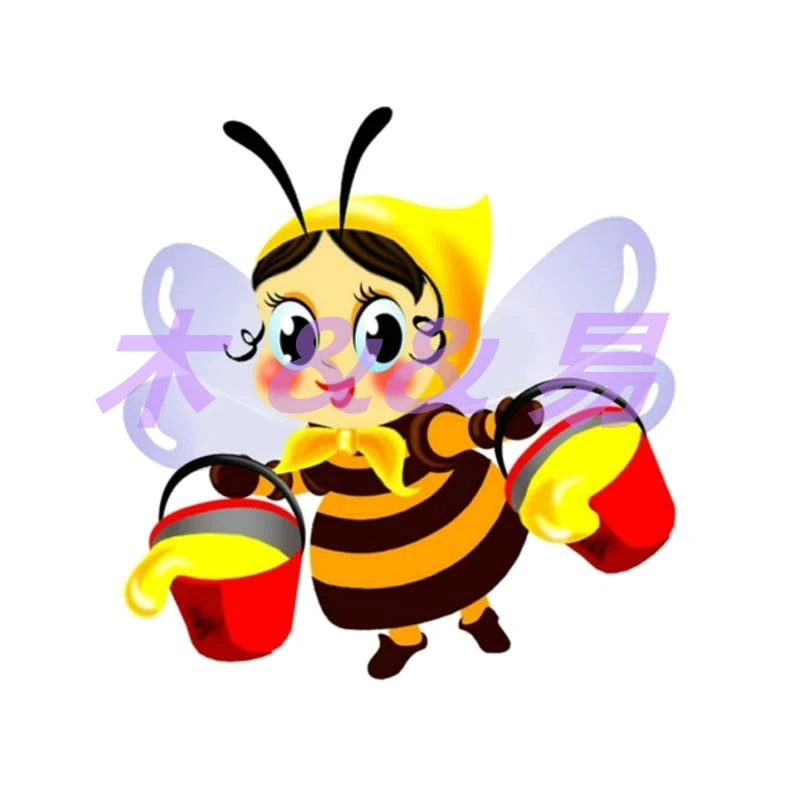 

Personality Color Picture Lovely Beautiful Bees Decal Personality PVC Car Sticker Vinyl Decal Car Sticker Graphic CarAccessories