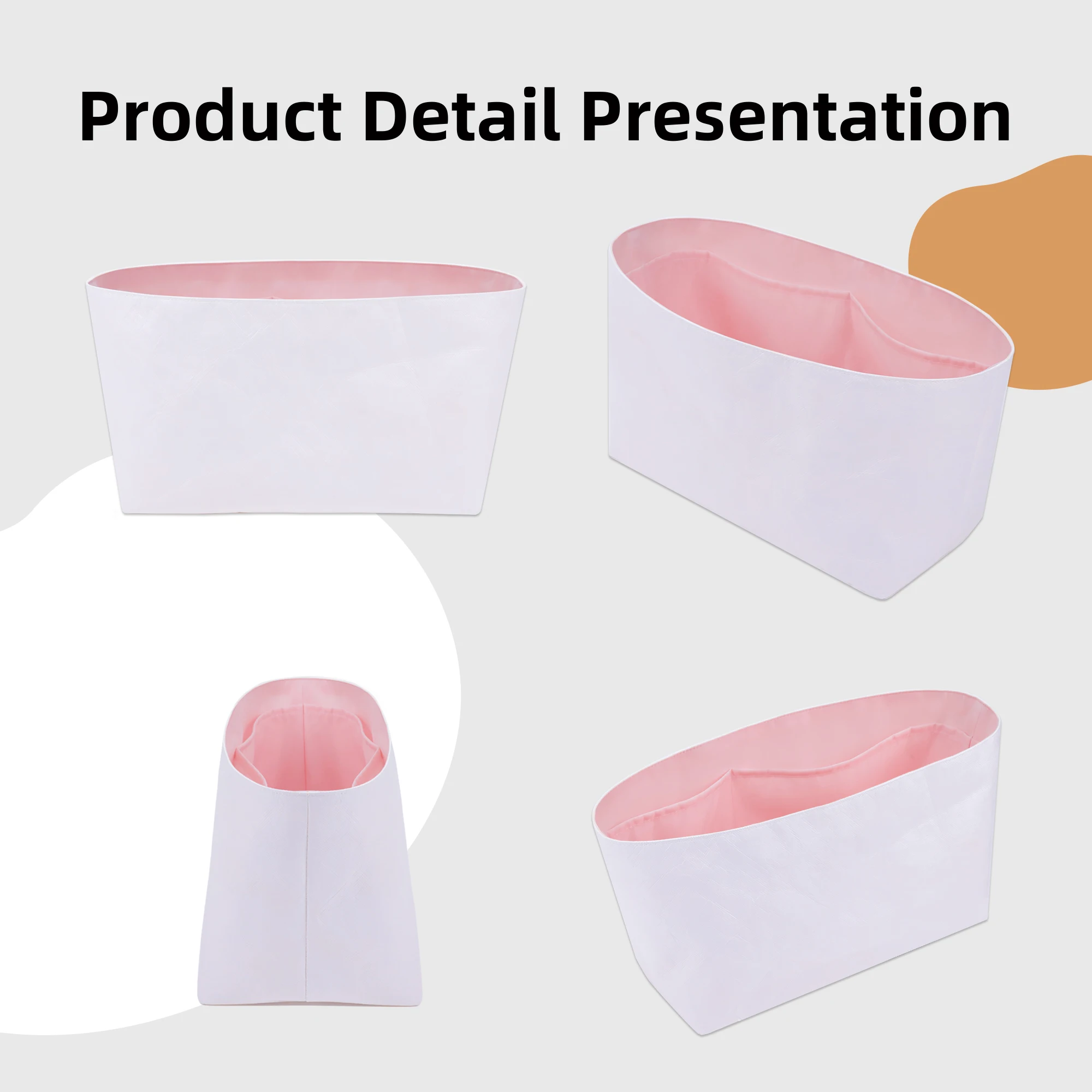 Легкий кошелек-органайзер DGAZ для сумки MCM Toni Visetos шелк и сумка DupontPaper внутренняя