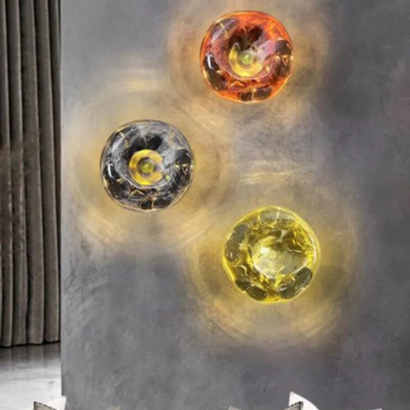 

Nordic LED Wall Lamp Modern Lava Acrylic Wall Sconces Bedroom Living Room Dining Room Corridor Applicable Decorative Luminaire