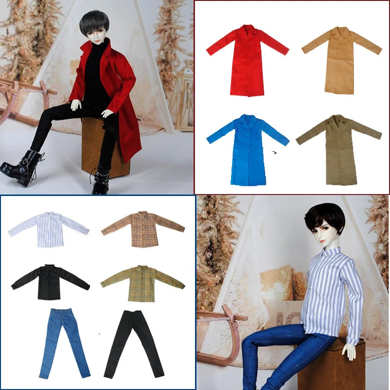 ● Модная мужская кукольная одежда для мальчиков ветровка-кофта брюки 60 см Bjd 1/3