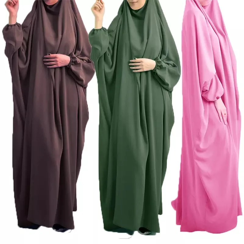 Рамадан, Турция, искусственное платье, абайя, молитвенная одежда с капюшоном, длинное платье, химар, цзилабаб, Бурка, ИД, абайя, мусульманское...