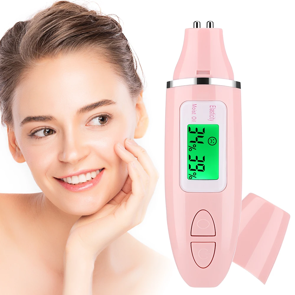 Precise Detector Digital Skin Oil Moisture Tester for Face Skin Care with Bio-technology Sensor Lady Beauty Tool Spa Monitor