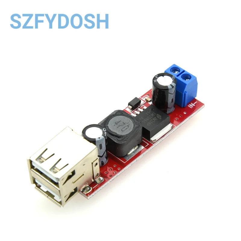 

LM2596 DC-DC Step-down преобразователь DC 6V-40V To 5V 3A двойная USB зарядка Dual USB