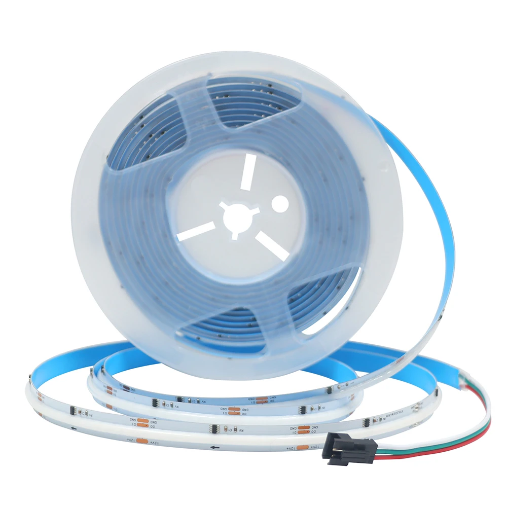 Фото 12 В 24 В WS2811 RGB COB Светодиодная лента Радуга Dream Color 576LED/M Ультра яркая гибкая лампа Подсветка телевизора Декор 0,5 м 1 м 5 м №3