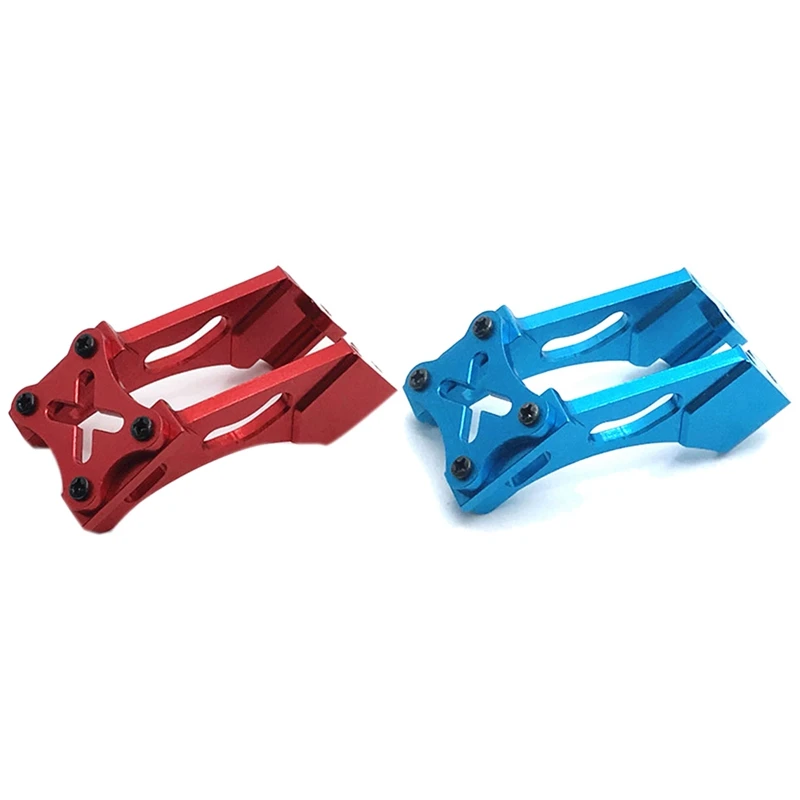 

2 Pcs 144001-1258 Metal Tail Fixed Parts Tail Wing Firmware Fittings Set Red & Blue
