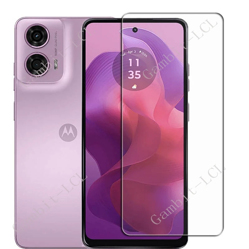 2 шт. для Motorola Moto G24 6 56 &quotзакаленное стекло Защитная пленка MotoG24 Power G04 MotoG04 экрана